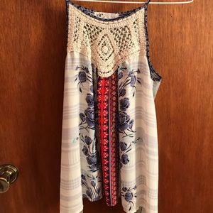 Floral tank top